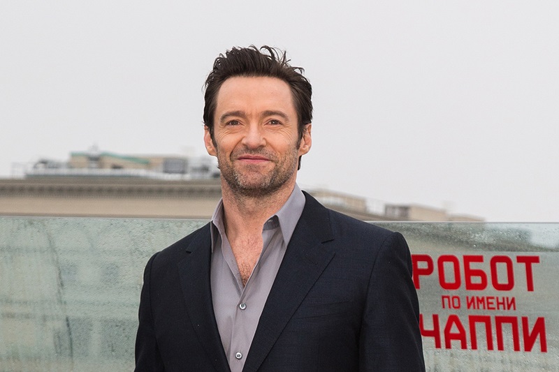 MOSCOW, RUSSIA, MARCH, 01: Actor Hugh Jackman. Photo-call of the movie "Chappie", March, 01, 2015 at RITZ HOTEL in Moscow, Russia